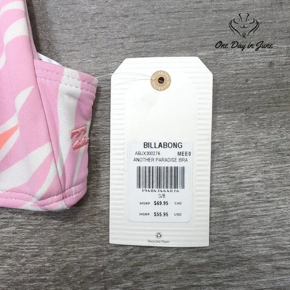 Billabong Another Paradise Bralette Bikini Top Size S